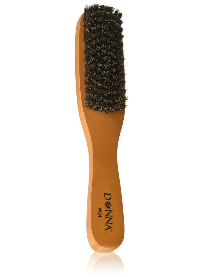 Donna Collection Narrow Boar Bristle Brush Black - Image 1