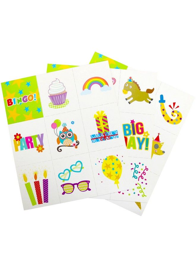 Iconikal Happy Birthday 32 Player Bingo And Pin The Candles On The Cake Game Set - Image 4