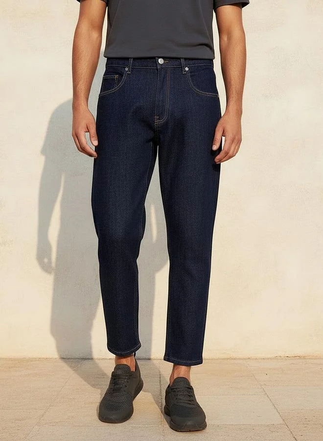 Men Slim Fit Mid Rise Jeans