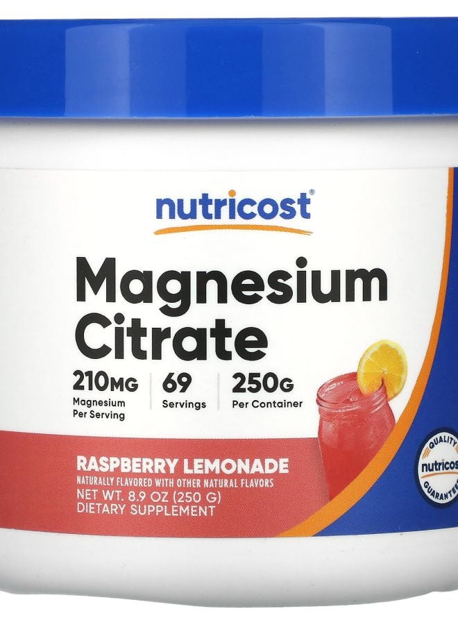 Magnesium Citrate Raspberry Lemonade 8.9 oz (250 g)