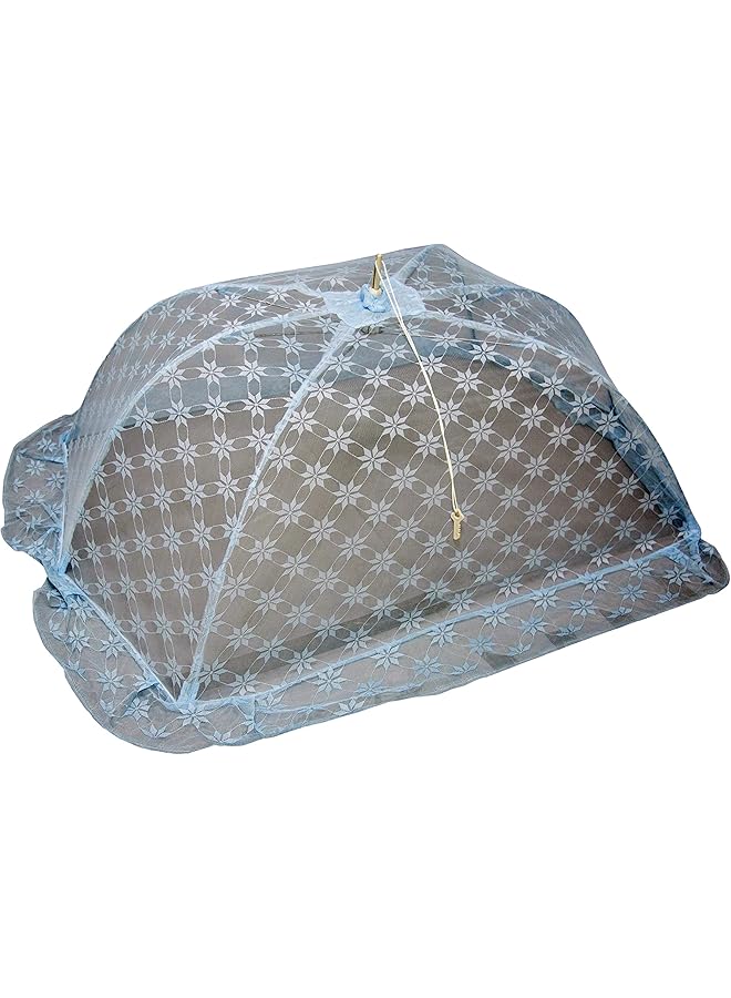 Foldable Mosquito Net For Baby Size L 77X121X45 Cm Blue Material Polyester - Image 1