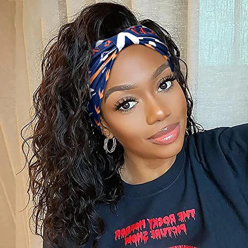 Huachi Wide Headbands for Women Boho Workout Head Bands for Women’s Hair African Knotted Non Slip Headwrap Turban Sport Yoga Girls Bandeau Hair Accessories (Pack of 4) - Image 4