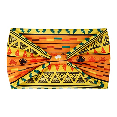 Huachi Wide Headbands for Women Boho Workout Head Bands for Women’s Hair African Knotted Non Slip Headwrap Turban Sport Yoga Girls Bandeau Hair Accessories (Pack of 4) - Image 2