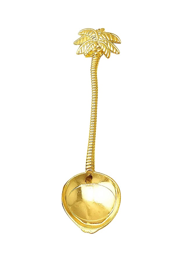 Set of 4 Gold Mulberry Spoons Suitable for Coffee Dessert Ice Cream and Fruits Measuring 1035 by 215 Centimeters - Image 5