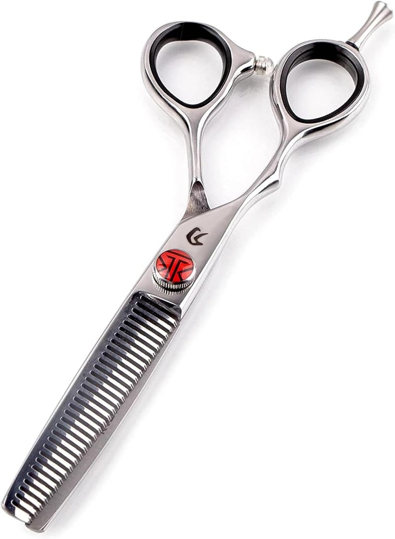 Professional LeftHanded Thinning Shears Tokko Katana Classic 440C Japanese Steel SalonQuality Taper Hair Scissors Ergonomic Design  Ideal for Lefty Professionals Barber and DIY 65 Inches