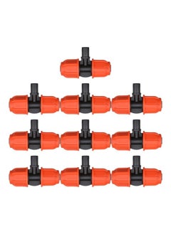 NIBEMINENT 10-Piece Irrigation Fitting Orange/Black 10.0x10.0x5.0centimeter  - Image 1