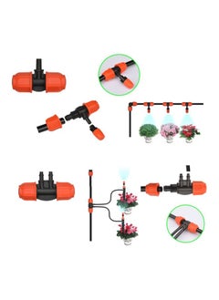 NIBEMINENT 10-Piece Irrigation Fitting Orange/Black 10.0x10.0x5.0centimeter  - Image 3