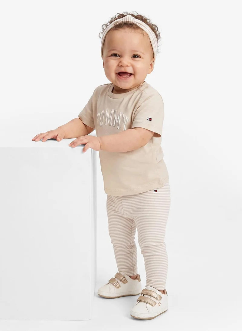 Tommy Hilfiger Logo T-Shirt And Leggings Set