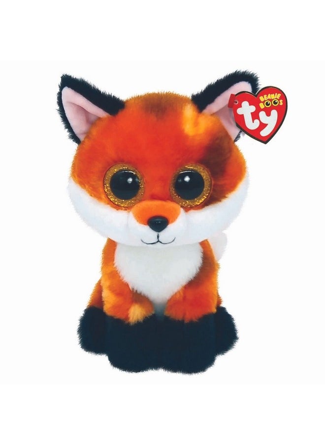 Ty Ty Meadow Fox Beanie Boos 6" | Beanie Baby Soft Plush Toy | Collectible Cuddly Stuffed Teddy  - Image 1