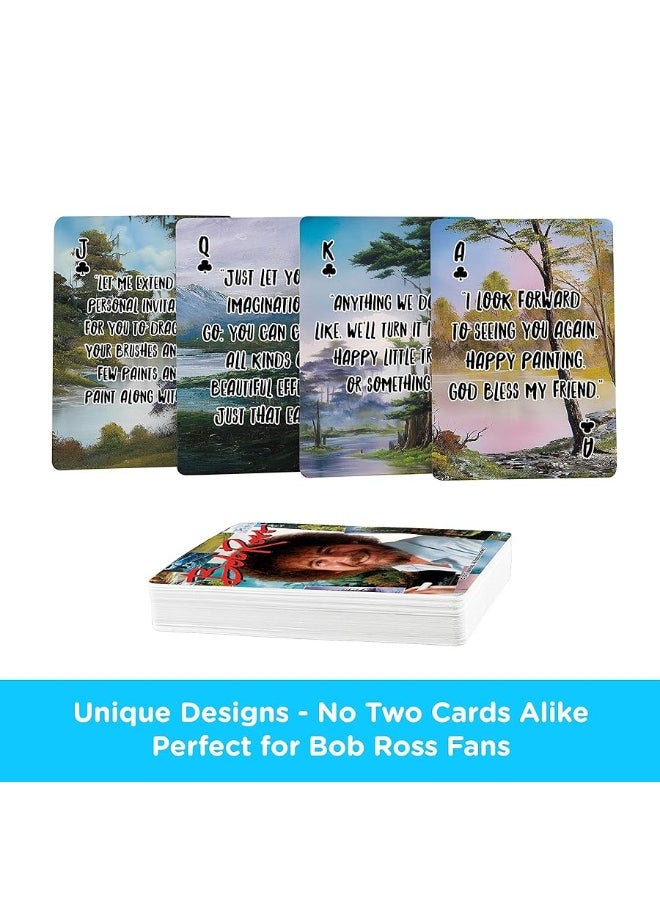 Aquarius AQUARIUS Bob Ross Playing Cards - Bob Ross Quotes Deck of Cards for Your Favorite Card Games - Officially Licensed Bob Ross Merchandise & Collectibles  - Image 5