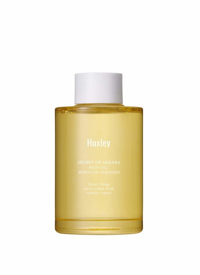 Huxley Secret of Sahara Body Oil Moroccan Gardener 3.38 fl. oz. | Korean Nourishing Body Oil | For Dry Skin  - Image 1