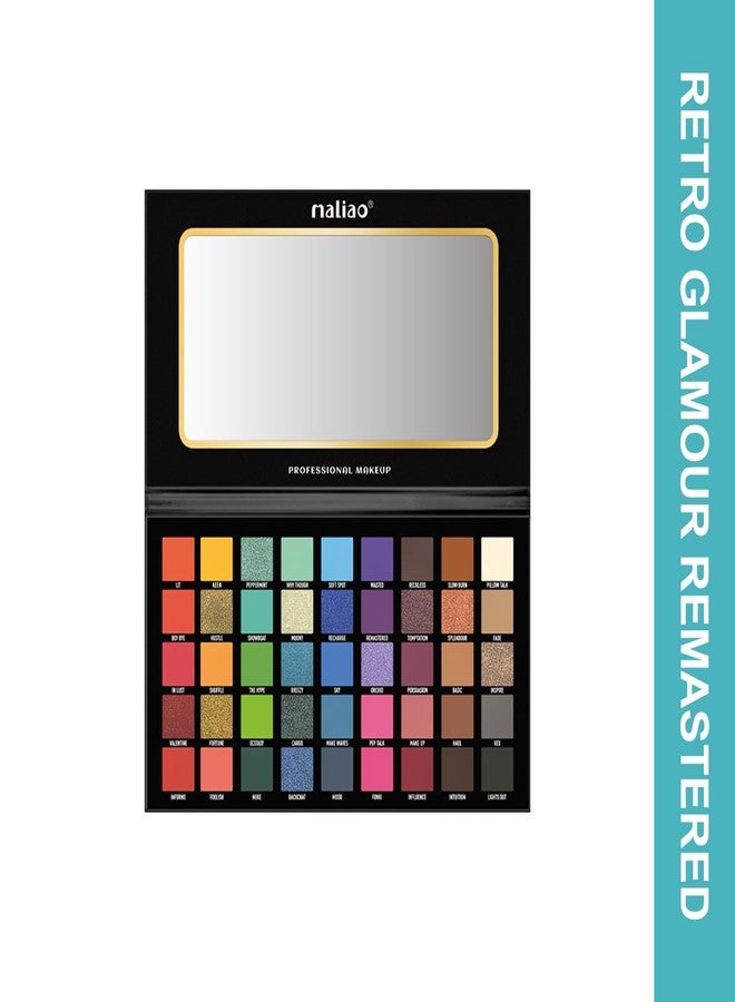 Maliao Retro Glamour Eyeshadow Palette - 45 Shades of Stunning Colors 64g - Image 3