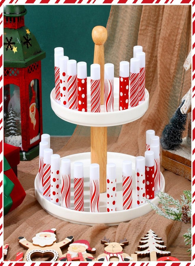 Siifert 50 Pcs Christmas Candy Flavor Lip Balms Peppermint Candy Party Favors Christmas Stocking Stuffers for Women Xmas Party Thank You Gifts Bulk Items for Employee Staff Coworkers Teacher Holiday - Image 5