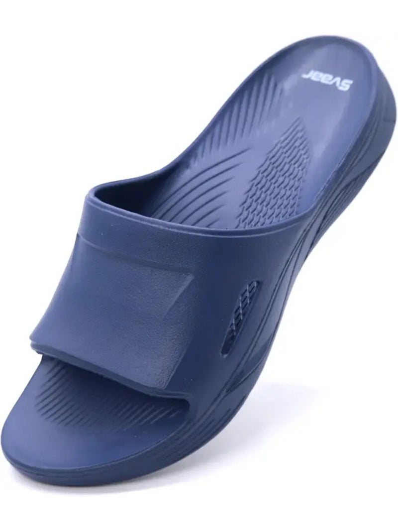 SVAAR صنادل سفار للرجال مريحة للاستخدام الداخلي والخارجي، صنادل سهلة الارتداء - Image 1