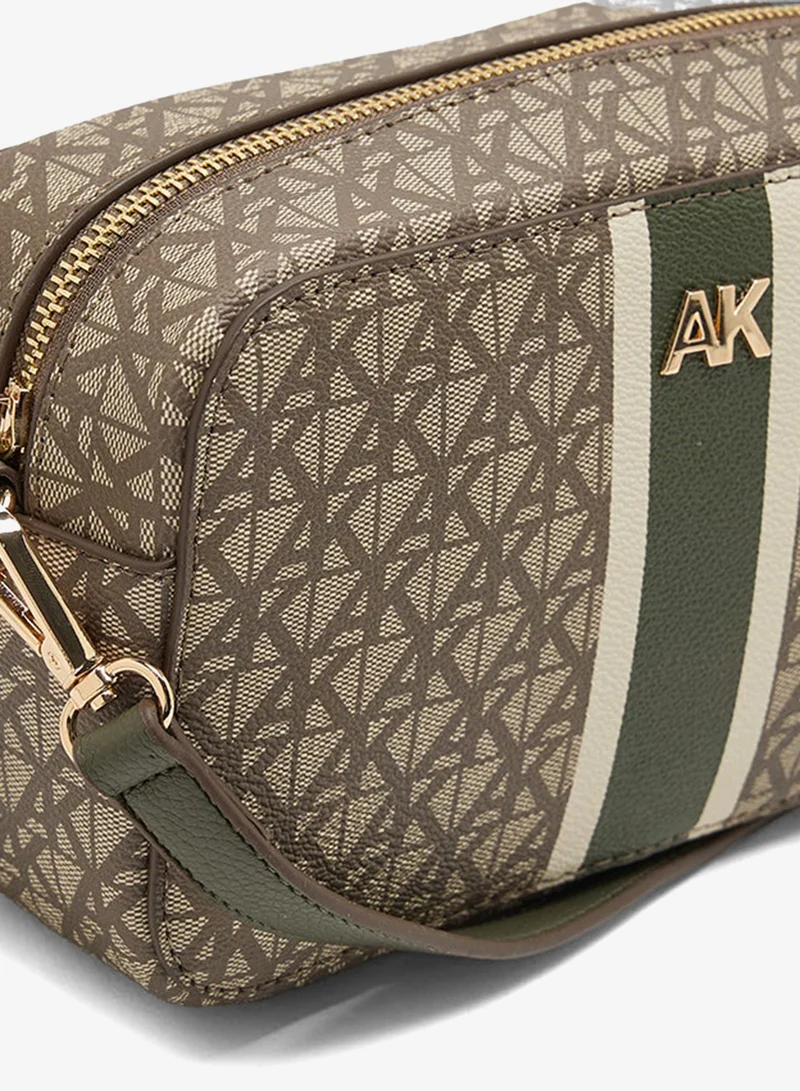 ANNE KLEIN  Anne Klein Monogram Patterned Zippered Camera Bag for Women | Best Price UAE