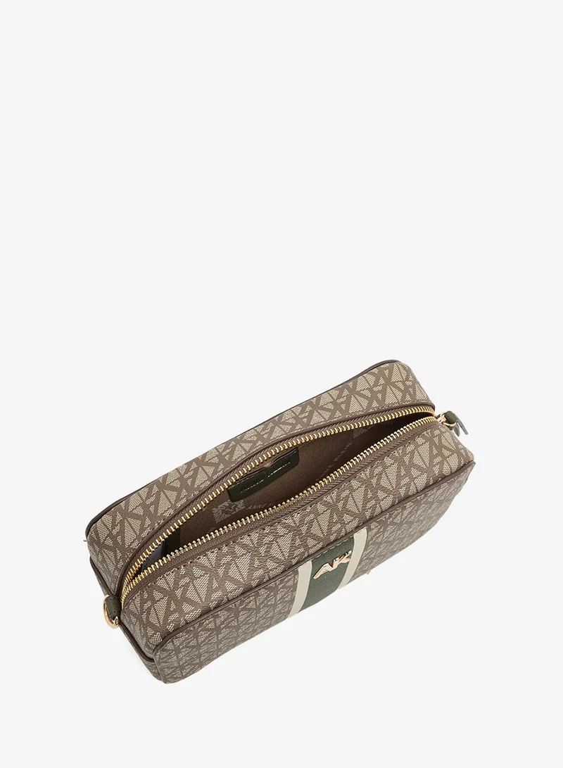 ANNE KLEIN  Anne Klein Monogram Patterned Zippered Camera Bag for Women | Best Price UAE