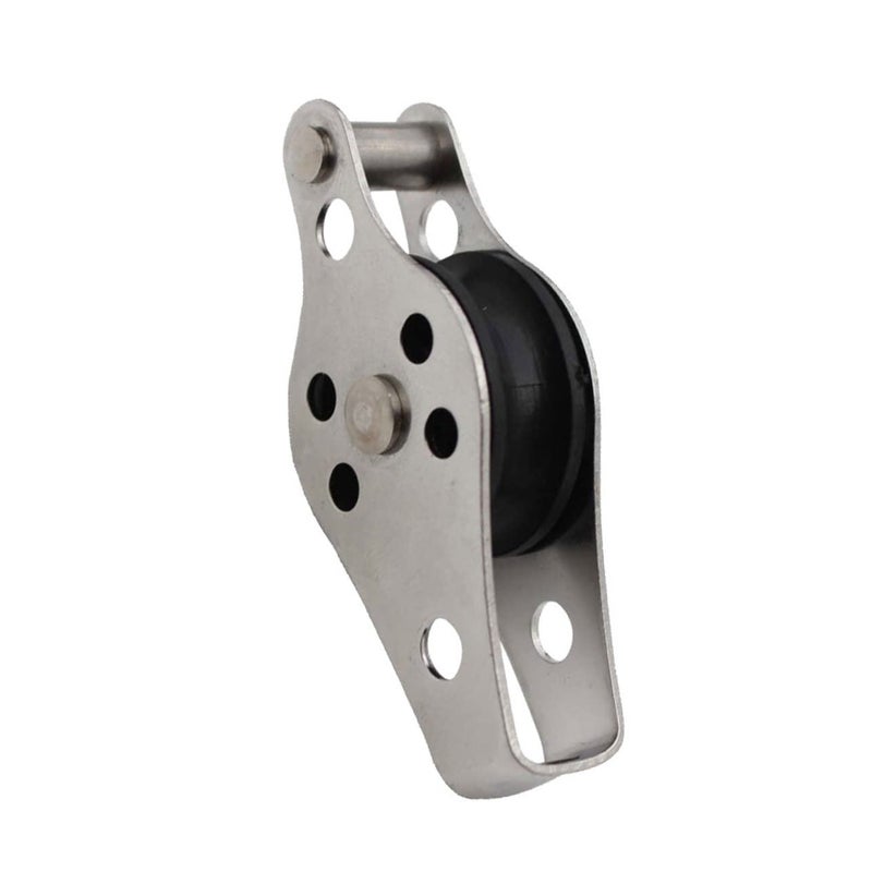 Small Nylon Rope Pulley Wheel Marine Rigging Block for Boat Fishing Net - Image 1