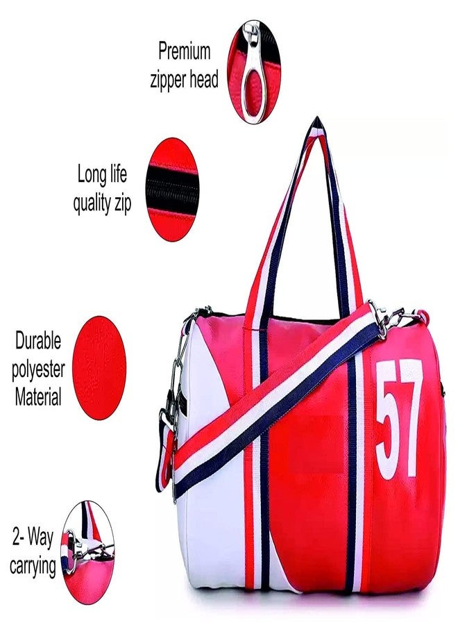 Groupers 20L Foldable Gym Bag Set - Water-Resistant Duffle, Adjustable Strap + Pack of 3 Multicolor Bags - Travel & Workout Weekender for Men & Women - Image 2