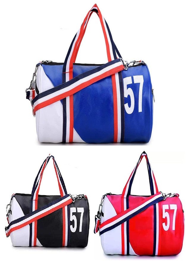Groupers 20L Foldable Gym Bag Set - Water-Resistant Duffle, Adjustable Strap + Pack of 3 Multicolor Bags - Travel & Workout Weekender for Men & Women - Image 1