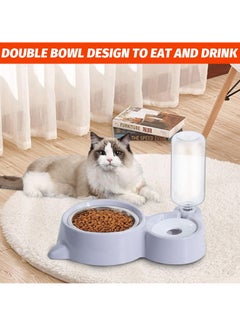 SKY-TOUCH Pet Cat And Dog Food Dish Bowl With Auto Gravity Water Dispenser Set 1Pc  - Image 5