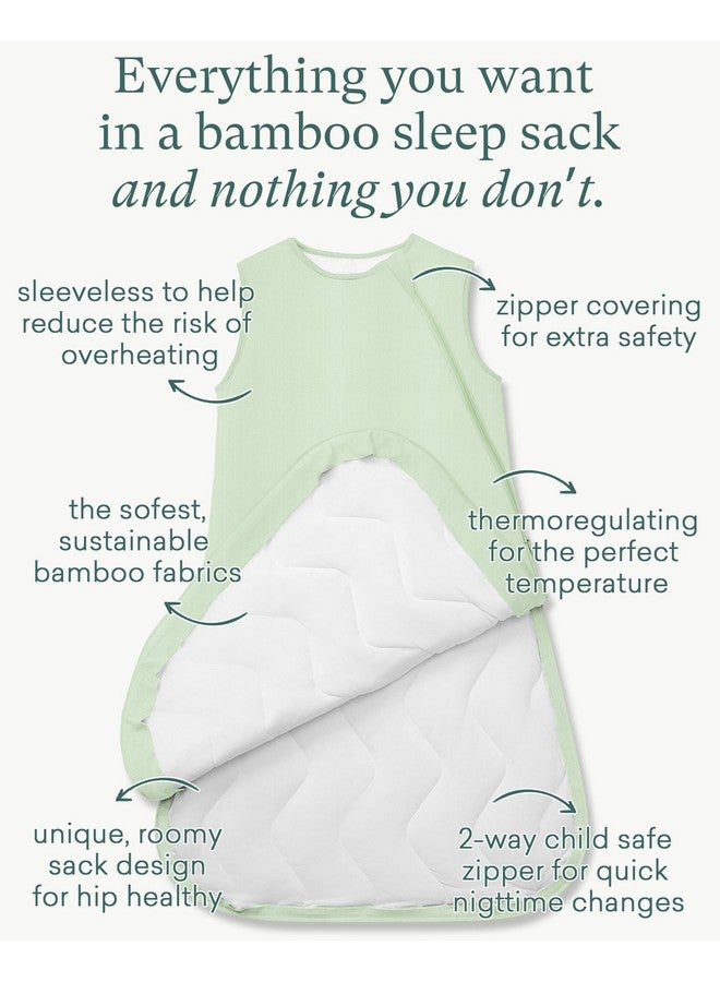 PurComfy Supersoft Sleep Sack 1.0 TOG, Premium Bamboo Viscose Baby Sleeping Bag, 2-Way Safe Zipper Sleep Sacks 6-15 Months - Image 1