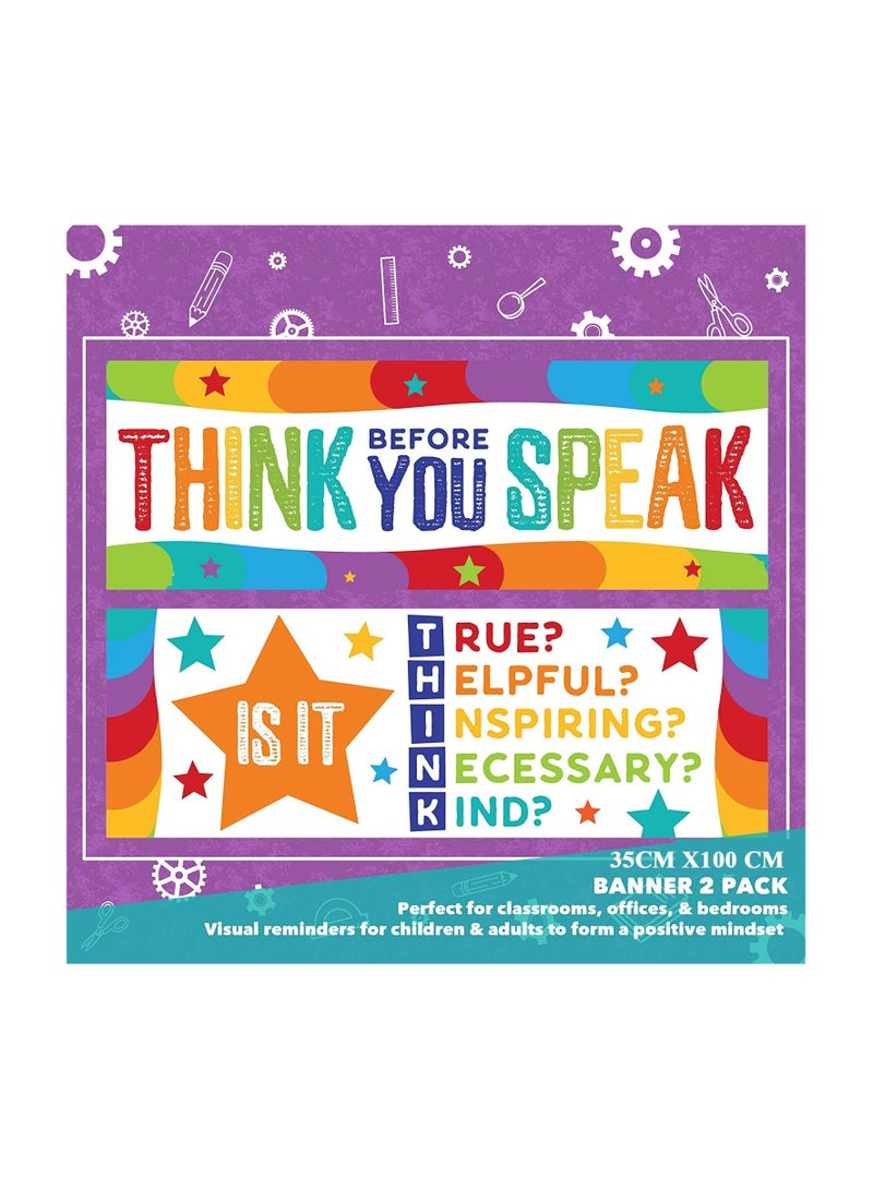 Classroom Decorations Banner and Poster for Teachers - Bulletin Board and Wall Decor for Pre School, Elementary and Middle School  Includes 2 Banners  - Image 2