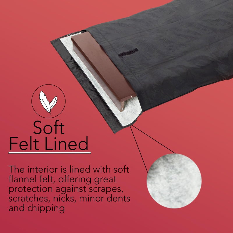 LAMINET Premium Heavy Duty Table Leaf Storage Bag water   scratch resistant. Extra Thick waterproof exterior heavy duty flannel backing. Store Your Table Leaves safely. Holds Leaves up to 26"" wide. - Image 5