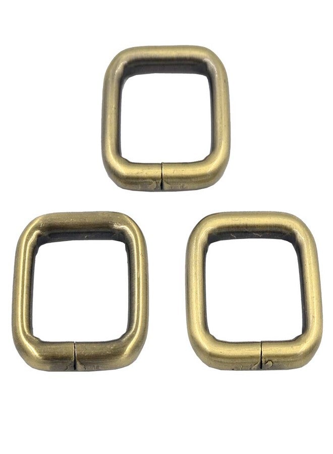 DGOL 15 pcs 3/4 inch Strong Metal Belt Die Cast Square Ring Buckles Webbing Strap Loops Clasp Hook Rectangle Buckle In 3 Coloruckle In 3 Color - Image 2