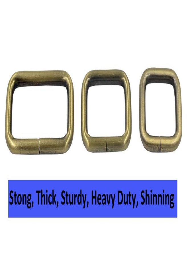 DGOL 15 pcs 3/4 inch Strong Metal Belt Die Cast Square Ring Buckles Webbing Strap Loops Clasp Hook Rectangle Buckle In 3 Coloruckle In 3 Color - Image 4