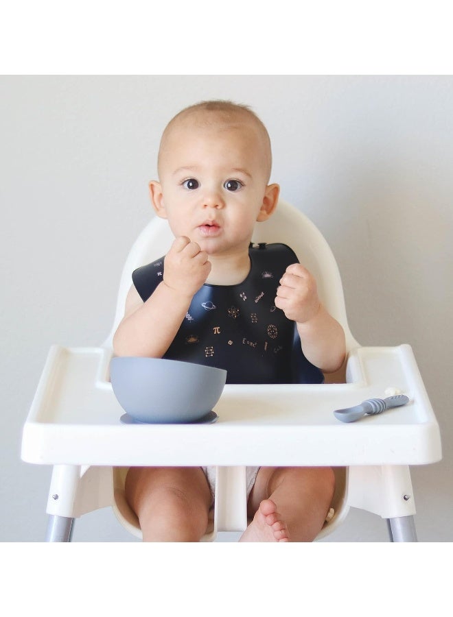 otterlove Silicone Bib 100 Pure Platinum LFGB Baby Bibs with No Fillers Wide Food Catching Pocket Easy Clean Mess Proof Dishwasher Safe BPA and Phthalate Free - Image 3