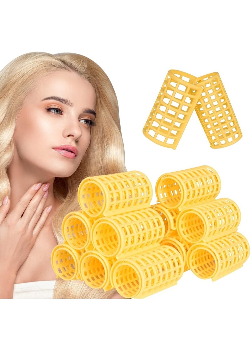 Generic - Hair Rollers, 12 Pcs Plastic Snap on Hair Rollers Curlers for Hairdressing Styling Hair Salo (3.6 cm) - Image 1