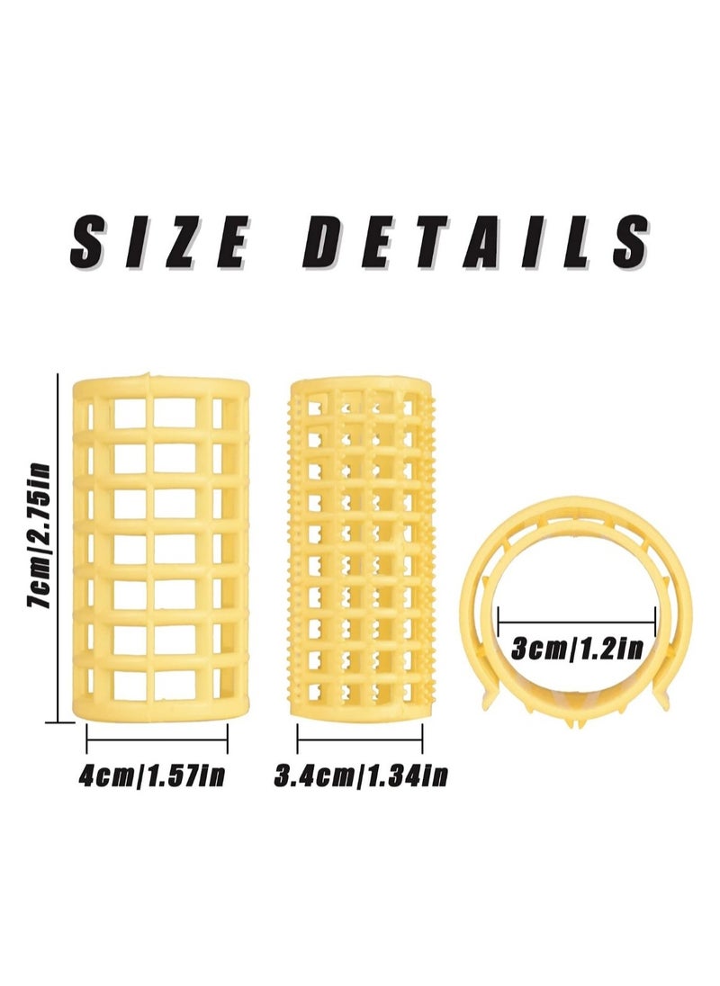 Generic - Hair Rollers, 12 Pcs Plastic Snap on Hair Rollers Curlers for Hairdressing Styling Hair Salo (3.6 cm) - Image 1