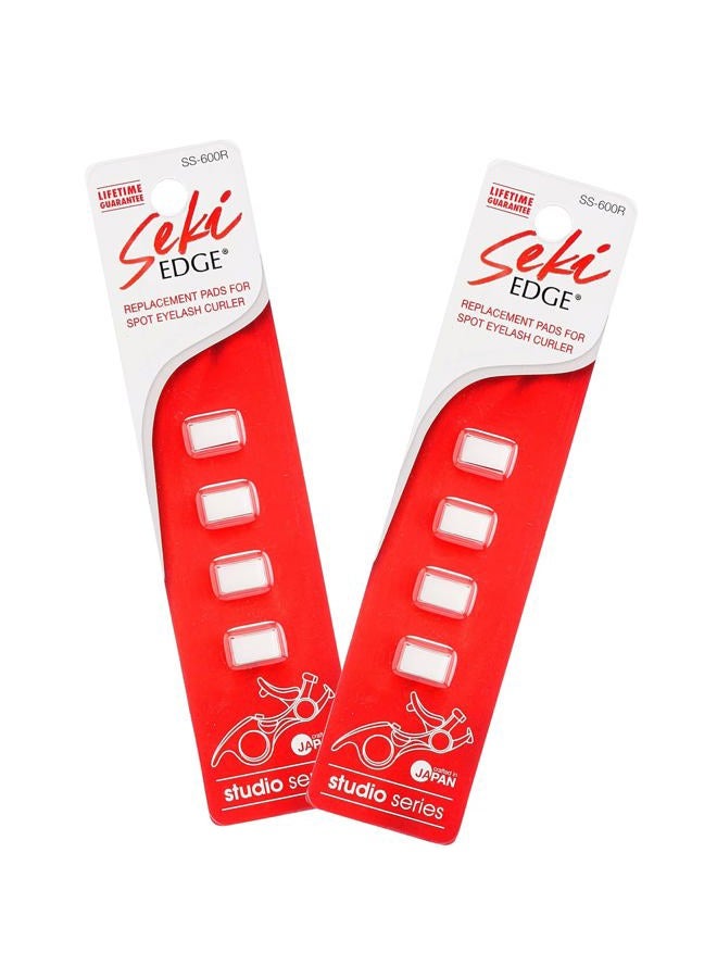 Seki Edge Eyelash Curler Replacement Pads (SS-600R) Pack of 4 Silicone Eyelash Curler Refill Pads - Maintain Curling Action - Made In Japan - Image 5