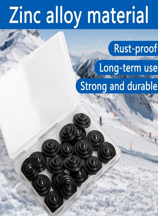 Shupakul 18 Pcs Snowboard Stomp Pad,4 Layers Cone Studs Snowboard Grip Stomp Pads,Anti-Slip Stomp Pad Studs to Provide Extra Grip for Winter Ski Snowboard - Image 3