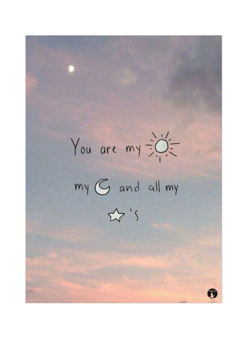 English Phrases Mouse Pad Multicolour