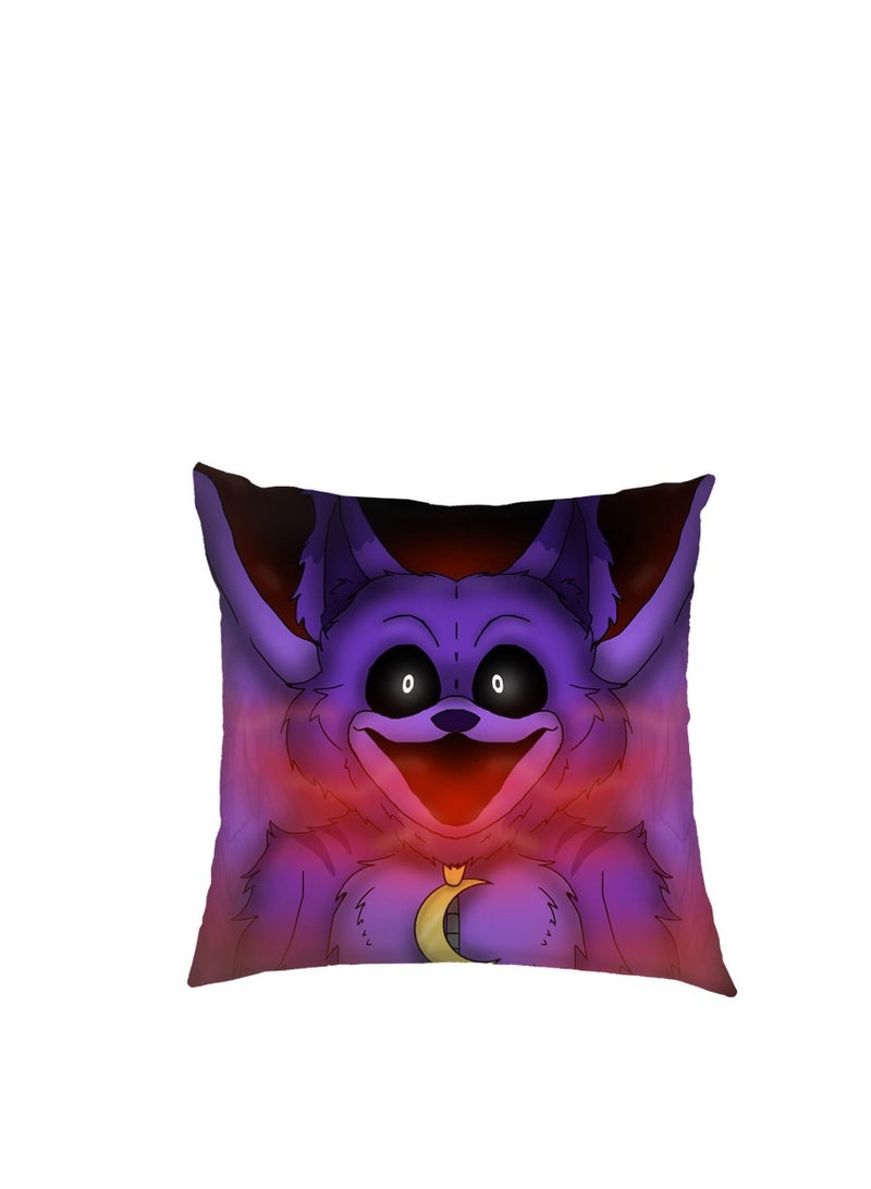 XiuWoo Smiling Critters Throw Pillow Covers,Case Cover Square Cushion Cover,Smiling Critters Cartoon peripheral,Animal Cushion Covers Pillow Case Cover for Sofa Car Bedroom Home Decor - Image 1