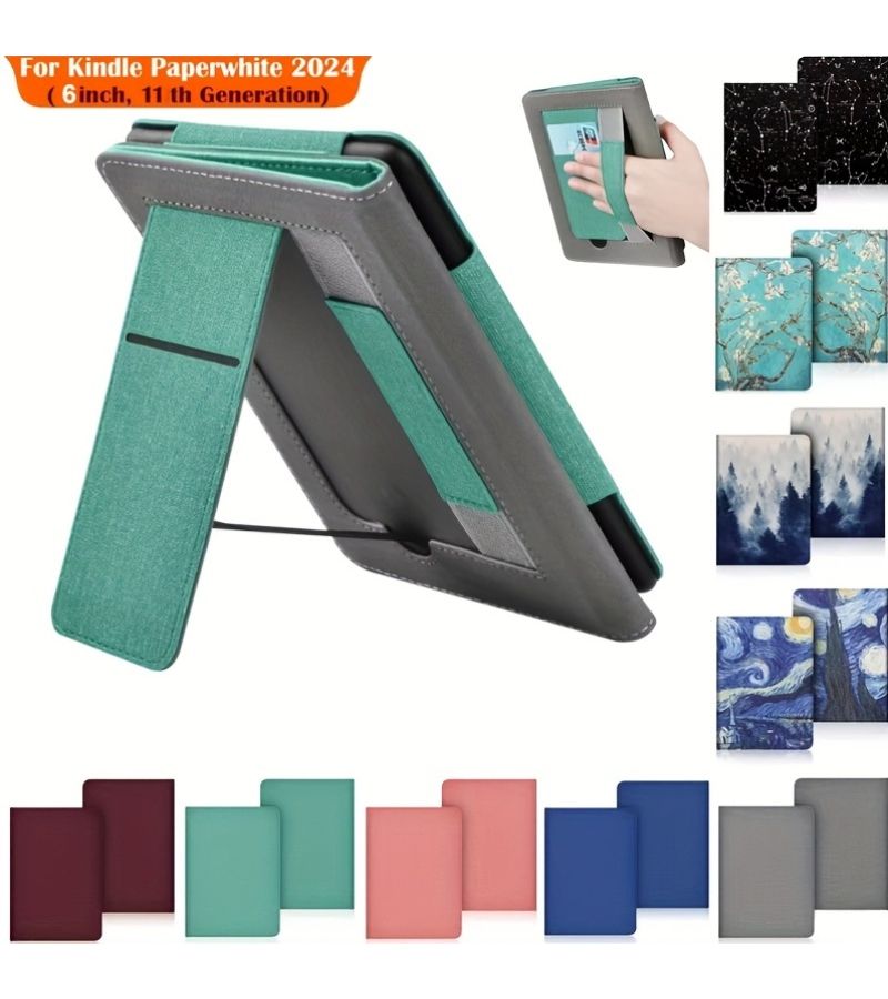 Pink Slimshell Case For 6 Inch Kindle 11th Gen 2024 2022 Smart Stand Auto Sleep Wake - Image 1