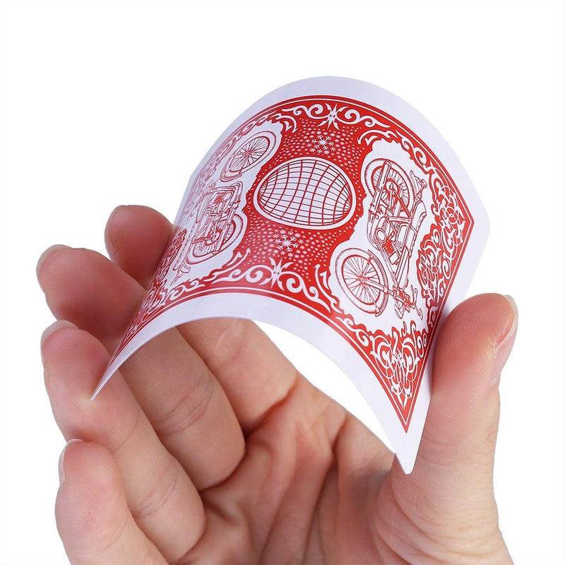 LotFancy بطاقات لوت فانس، 12 عبوة، مجموعات بطاقات بالجملة، حجم بوكر، فهرس قياسي، للعبة بلاك جاك، يوشر، كاناستا، 6 زرقاء و6 حمراء، بطاقات بوكر بدرجة كازينو - Image 5