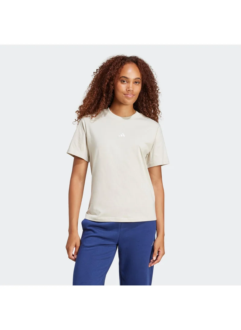 Adidas adidas essentials small logo cotton women t-shirt