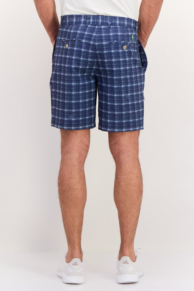 Tailorbyrd Men Sportswear Fit Golf Shorts, Navy - Image 3