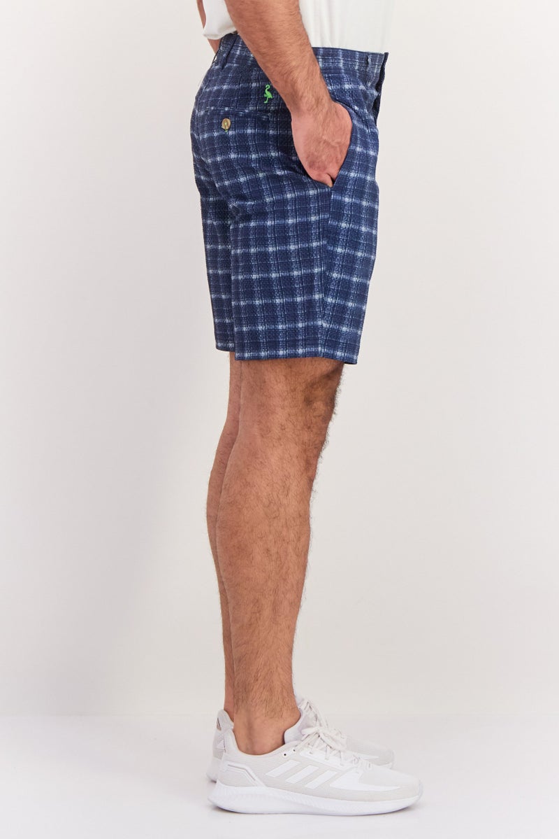 Tailorbyrd Men Sportswear Fit Golf Shorts, Navy - Image 2