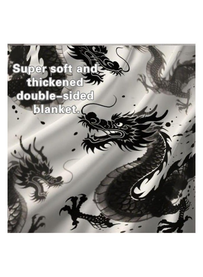 عام بطانية رقيقة من الفانيلا (دافئة ومريحة، ومناسبة للنوم واستخدام الألعاب وإزالة الغبار ومقاومة للرمل) 150 سم * 200 سم - 304 - Image 1