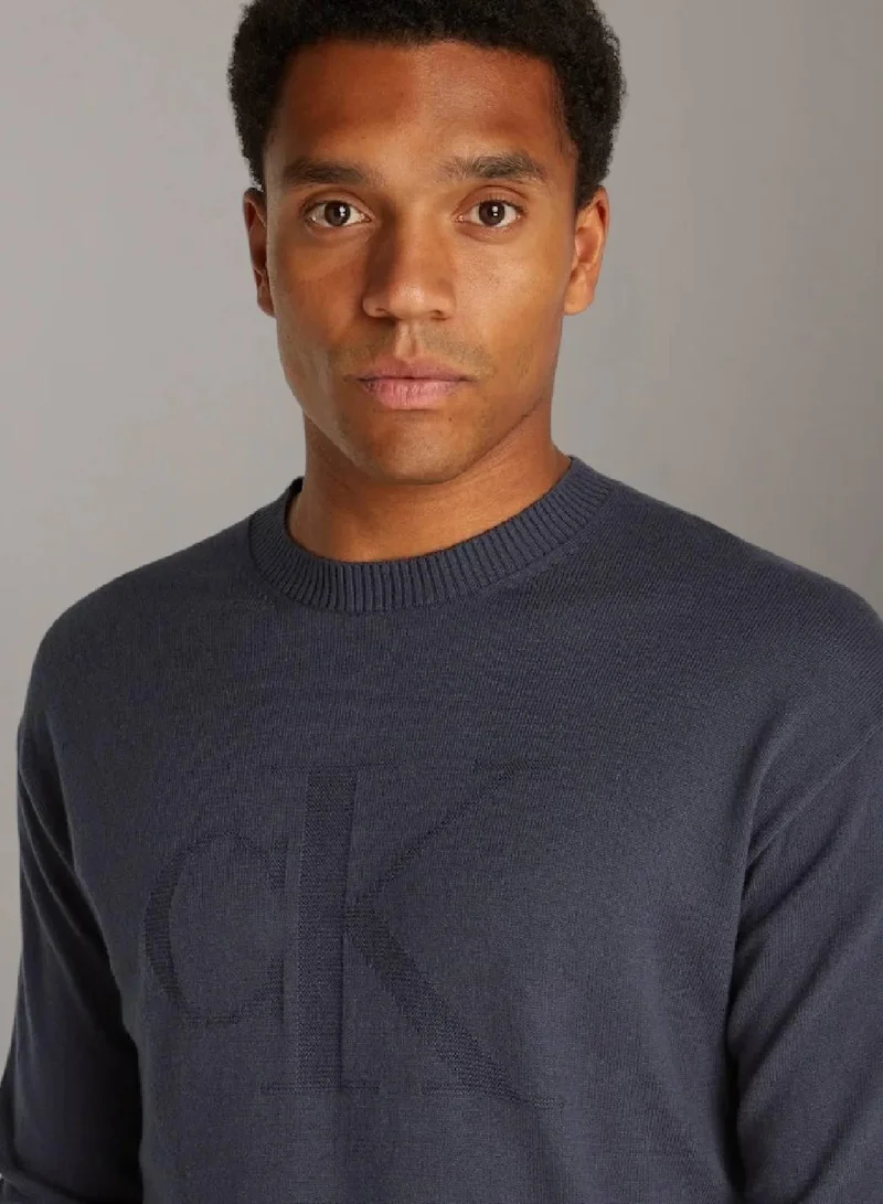 Calvin Klein Jeans  Monogram Logo Sweater for Men | Best Price UAE