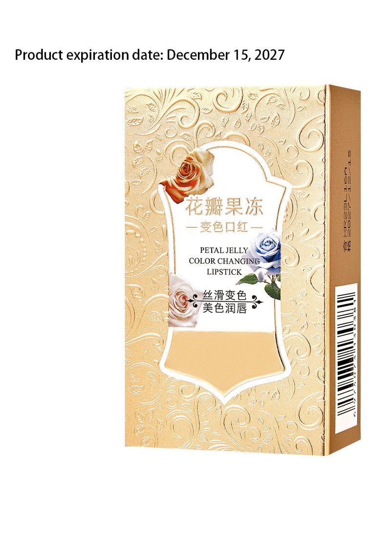 Waterproof Flower LipStick Jelly Flower Transparent Color Changing Lipstick Long Lasting Flower Lipsticks Lip balm