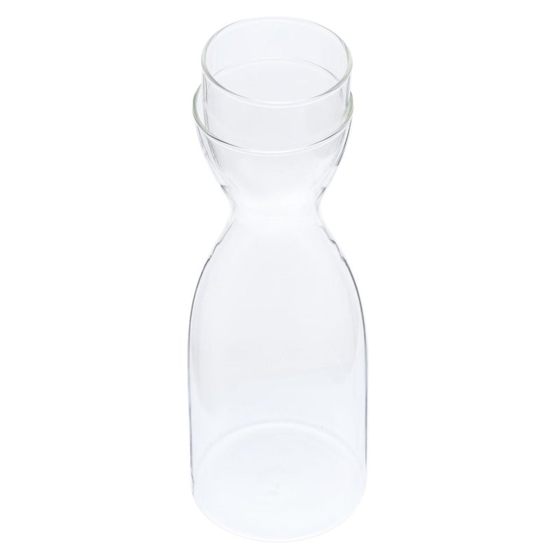 Glass Water Pitcher with Lid Multi Function Carafe for Cold Water Juice Bedside Bathroom - Image 2