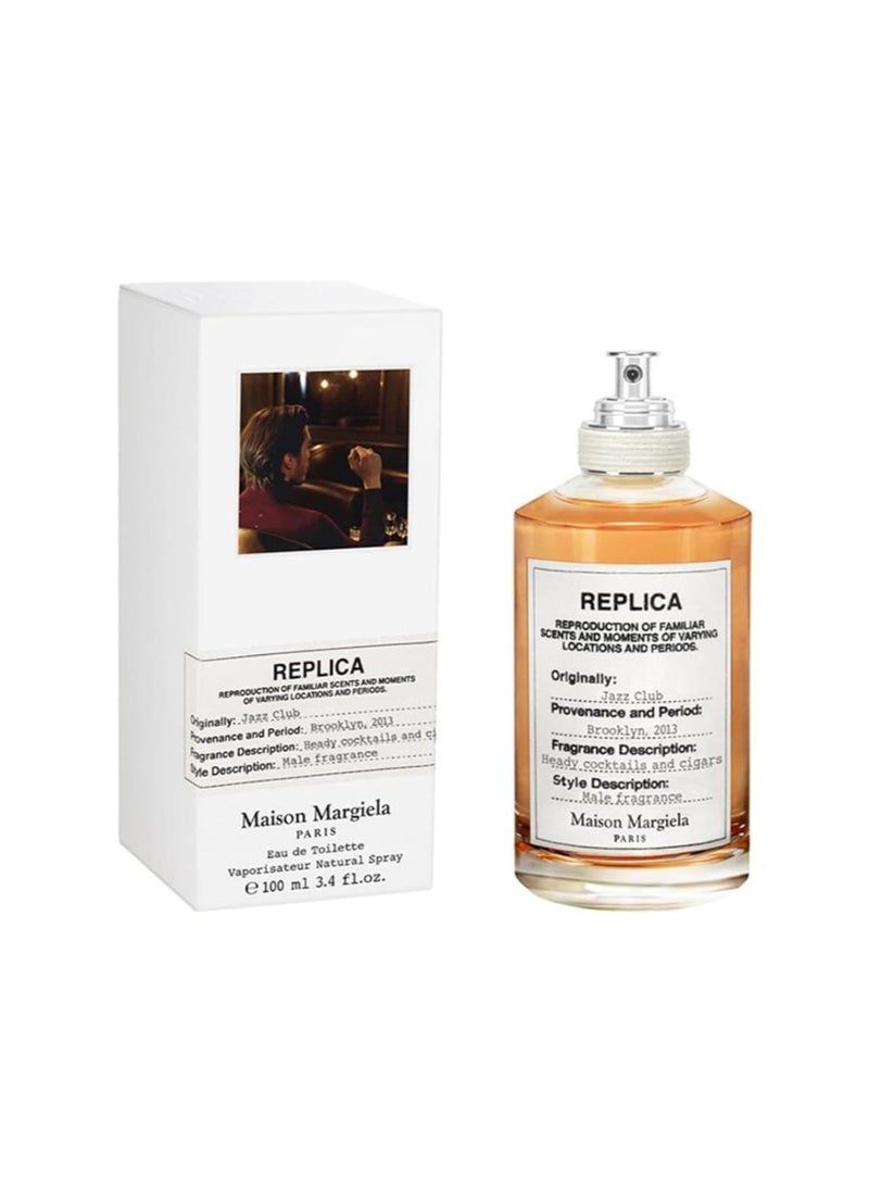 Maison Margiela Replica Jazz Club Eau De Toilette Spray, 3.4 Ounce (Unisex) - pzsku/Z0335F5C8B71EA2345112Z/45/_/1731332425/bce504ca-f364-4f0d-9561-8bf3e89fdab3