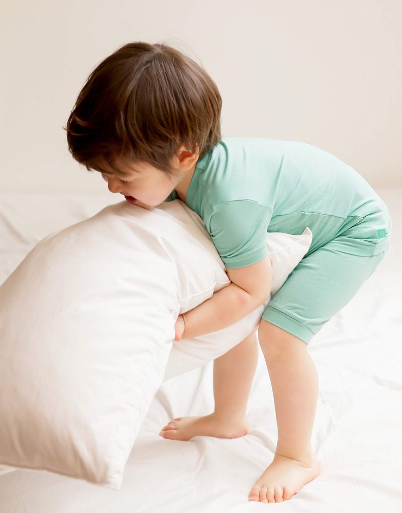 VAENAIT BABY Infant Kids Toddler Short Sleeve Sleepwear Pajamas 2pcs Set Colorful Creammint XXL - Image 3