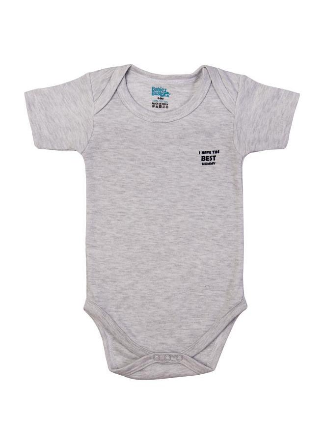 Babies Basic - Printed Romper - Pack Of 3, 0-3 Months , Multi Color - Image 1