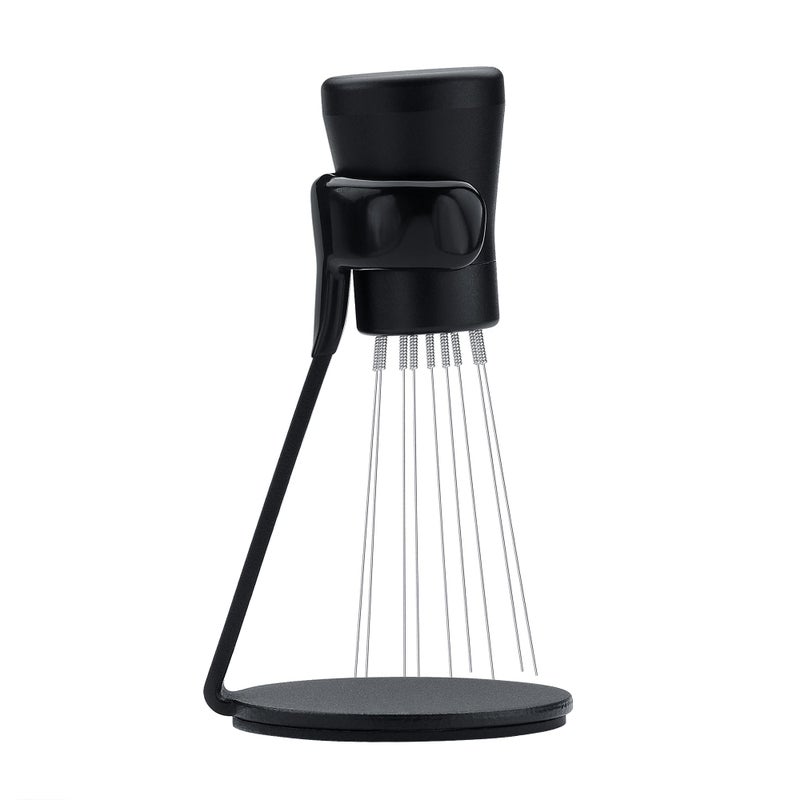 Normcore أداة توزيع نورمكور WDT V21 مع قاعدة 023 مم 8 شوكة أداة توزيع الإسبريسو مغناطيسية مع 16 إبرة إضافية