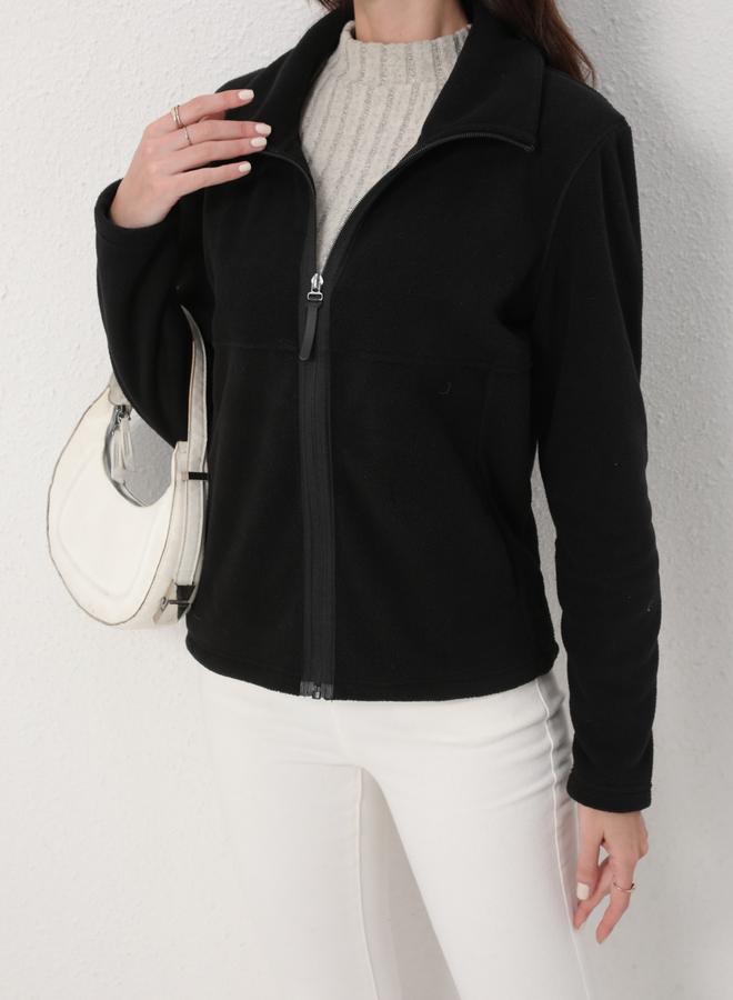 تايك تو جاكيت فليس بياقة عالية - Image 3